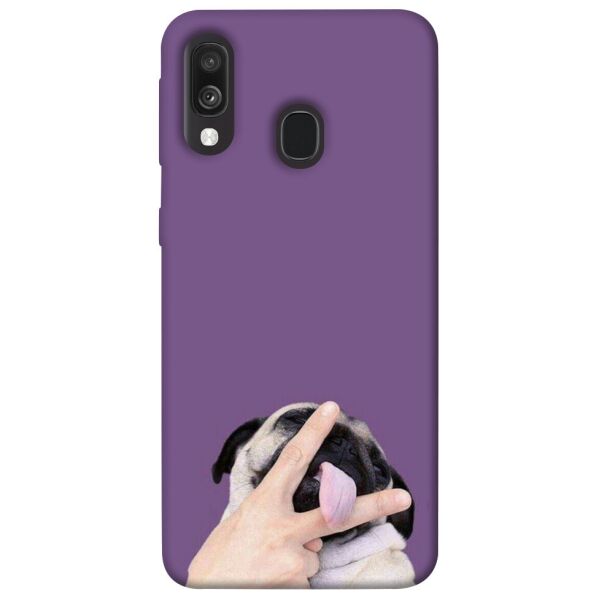 

Чехол itsPrint Мопс для Samsung Galaxy A40 (A405F)