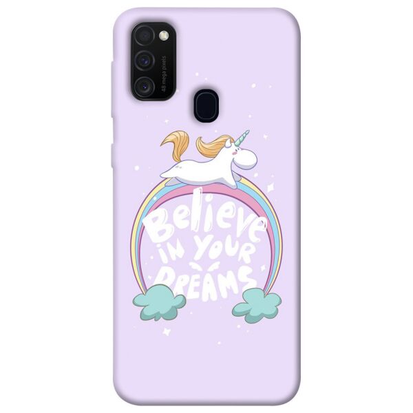 

Чехол itsPrint Believe in your dreams unicorn для Samsung Galaxy M21