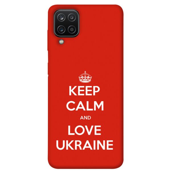 

Чехол itsPrint Keep calm and love Ukraine для Samsung Galaxy A12
