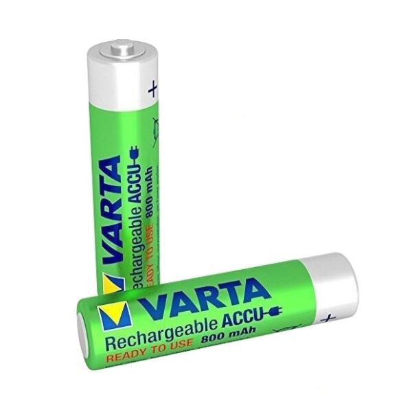 

Аккумуляторные батарейки Varta AAA, Ni-Mh 800 mAh, 2 шт