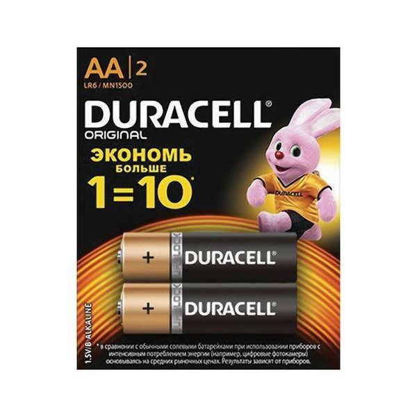 

Батарейки Duracell AA LR06 2 шт