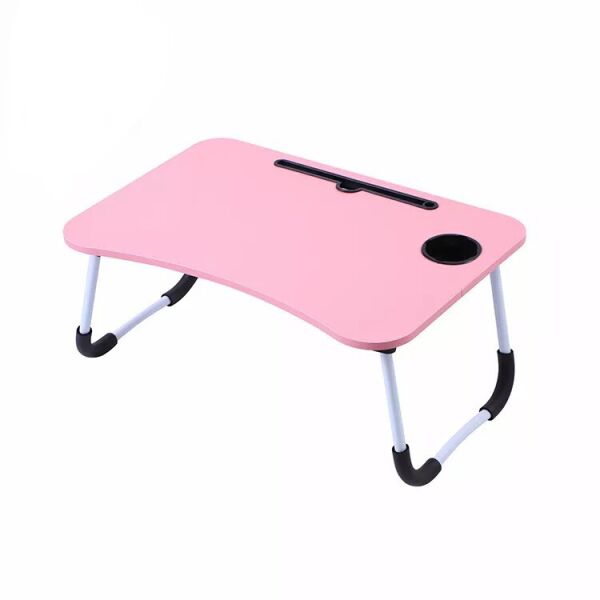 Акція на Стол подставка для ноутбука, планшета, складной стол для завтрака в кровать MRD, розовый від Allo UA