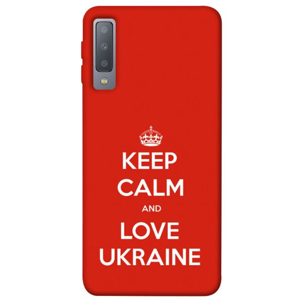 

Чехол itsPrint Keep calm and love Ukraine для Samsung A750 Galaxy A7 (2018)