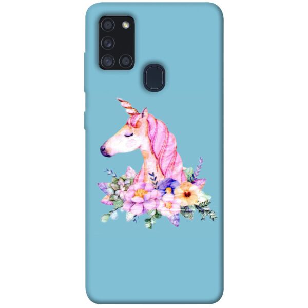 

Чехол itsPrint Счастливый единорог для Samsung Galaxy A21s