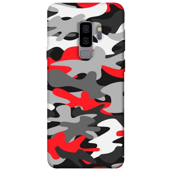 

Чехол itsPrint Красно-серый камуфляж для Samsung Galaxy S9+
