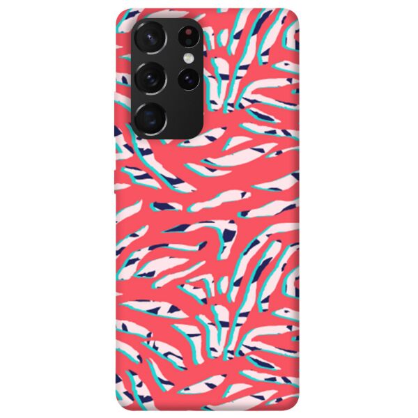 

Чехол itsPrint Red Zebra print для Samsung Galaxy S21 Ultra