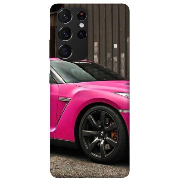 

Чехол itsPrint Pink Mercedes для Samsung Galaxy S21 Ultra