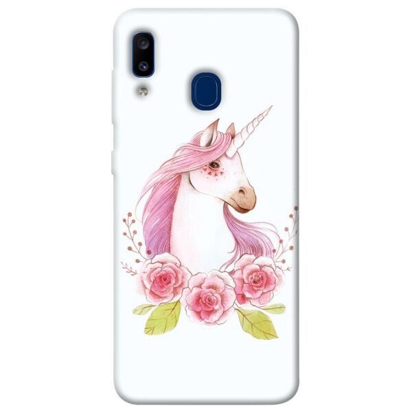 

Чехол itsPrint Единорог с цветами для Samsung Galaxy A20 / A30