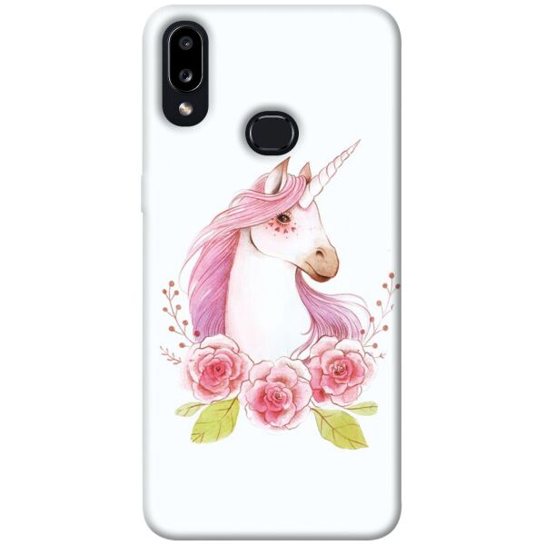 

Чехол itsPrint Единорог с цветами для Samsung Galaxy A10s