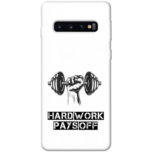 

Чехол itsPrint Hard work pays off для Samsung Galaxy S10