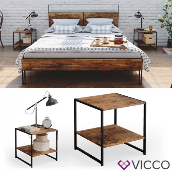 

Прикроватные тумбочки в стиле лофт, 2шт. Vicco Fyrk