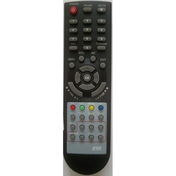 

Пульт для Спутникового тюнера GLOBO RC-X10