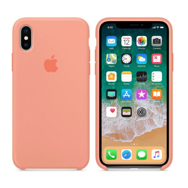 

Чехол Soft Silicone Case для Apple iPhone X / XS Розовый