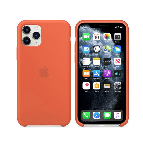 

Чехол Soft Silicone Case для Apple iPhone 11 Pro Max Оранжевый