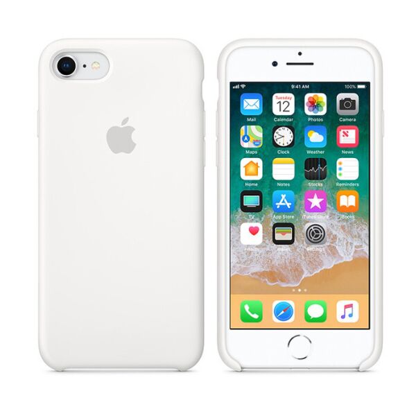

Чехол Soft Silicone Case для Apple iPhone 8 / 7 Белый