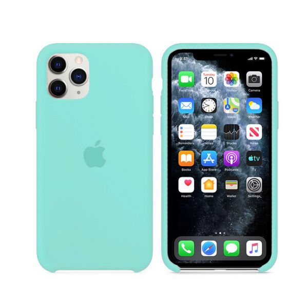 

Чехол Soft Silicone Case для Apple iPhone 11 Pro Max Бирюзовый