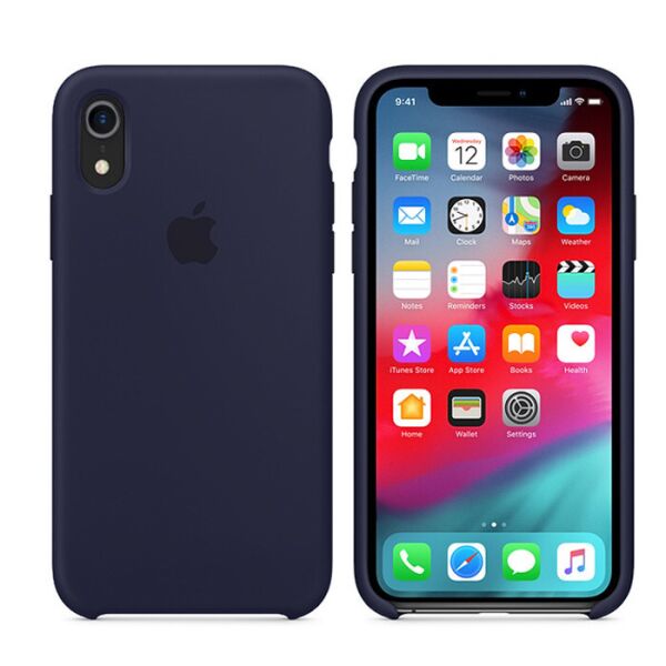 

Чехол Soft Silicone Case для Apple iPhone XR Темно синий