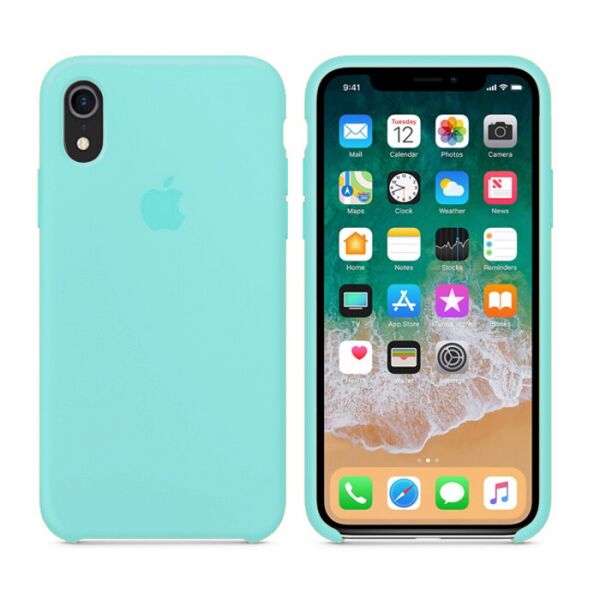 

Чехол Soft Silicone Case для Apple iPhone XR Бирюзовый