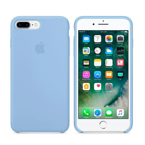 

Чехол Soft Silicone Case для Apple iPhone 8 Plus / 7 Plus Голубой