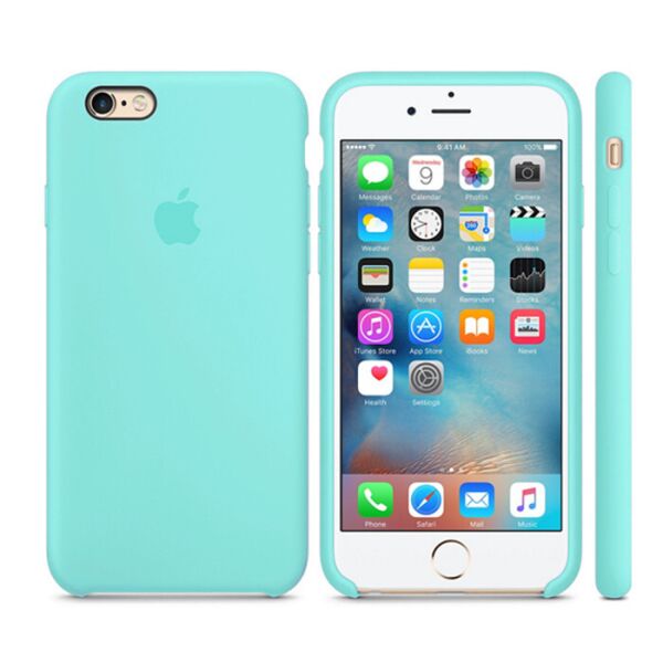 

Чехол Soft Silicone Case для Apple iPhone 6/6S Бирюзовый