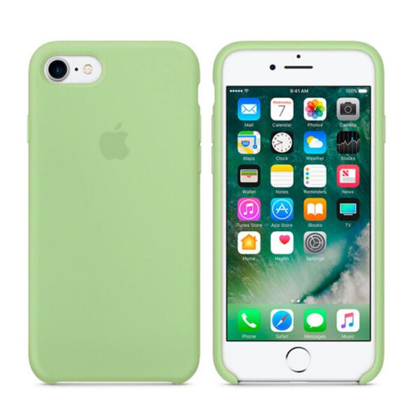 

Чехол Soft Silicone Case для Apple iPhone 8 / 7 Мятный