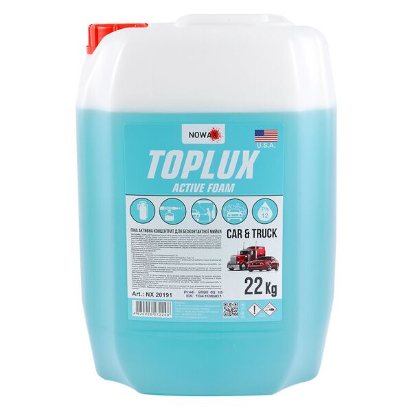 

Nowax активна піна TOPLUX ACTIVE FOAM концентрат для безконтактної мийки 22кг