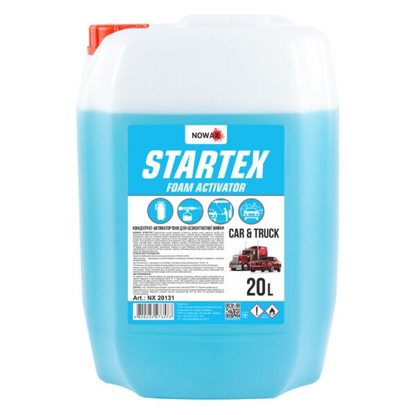 

Концентрат-активатор піни NOWAX STARTEX Foam Activator для безконтактної мийки 20L