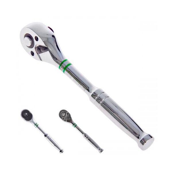 

Трещітка Hans 1/4", 72зубця, 125мм