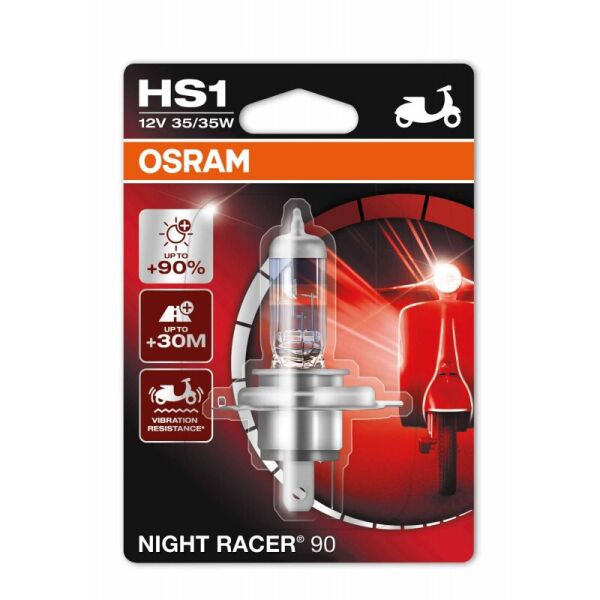 

Мото (скутер) лампа HS4 35/35W 12V OSRAM оригинал с гарантией! Night Racer PX43T 10X1 Blister