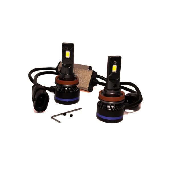 

LED лампы H11 45W 12-24V 6000K 9000Lm С ОБМАНКАМИ. Светодиодные лэд лампы T19 (Корея диоды Latiz)
