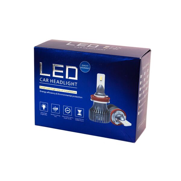 Акція на LED лампы H1 12V 30W 5000K 3720Lm Светодиодные авто лампы лэд F8L с обманками. від Allo UA