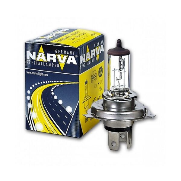 

Авто лампа H4 12V 60/55W NARVA оригинал! P43t RANGE POWER +50