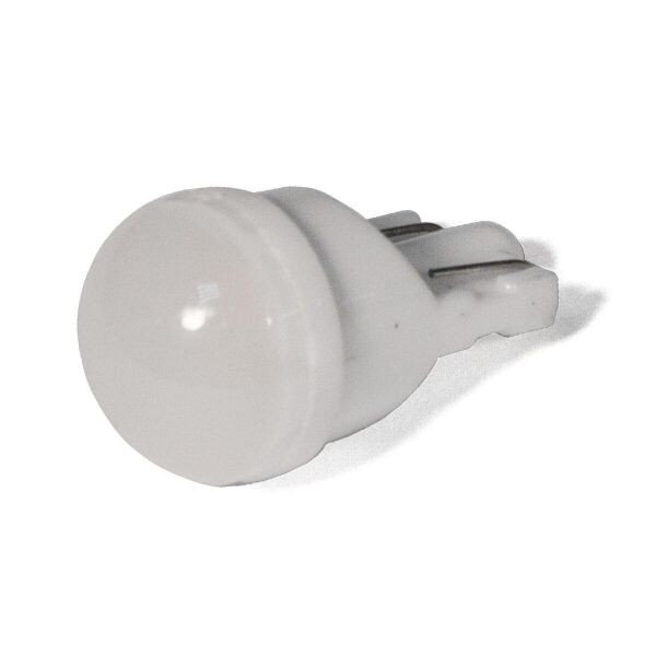 

Габаритная светодиодная лампа T10 W5W БЕЛАЯ Star Light 1 диод COB 12V 0.4W WHITE / матовая линза / CERAMIC