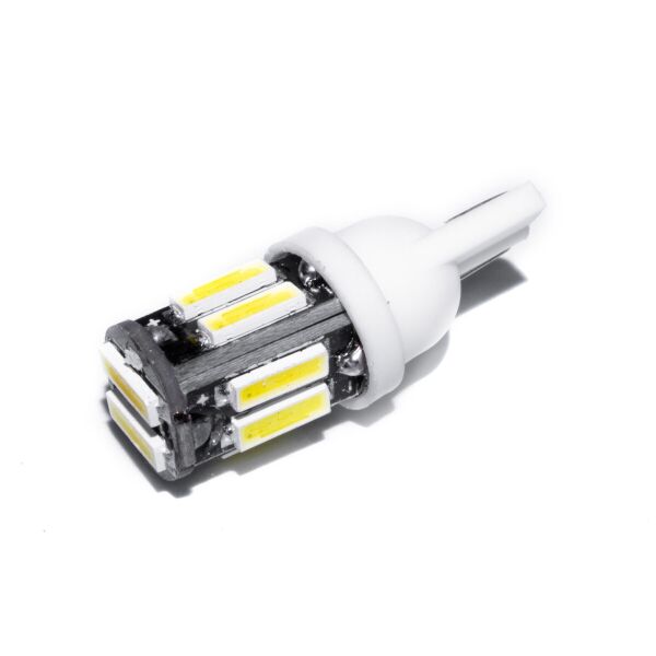 

Габаритные светодиодные лампы T10 W5W AllLight 10 диодов 7014 W2,1x9,5d 12V WHITE