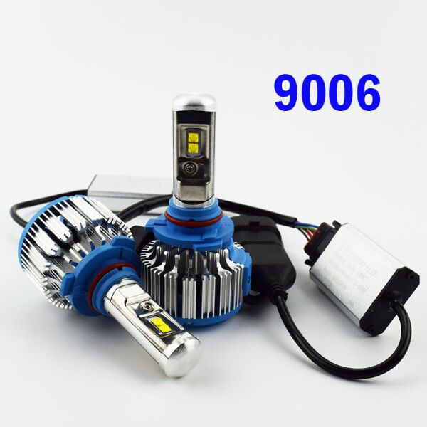 

Комплект LED ламп HB4 сверх яркие! 6000K 7000Lm 50W 12/24v Светодиоды CREE (США) TurboLed T1 встроенный кулер