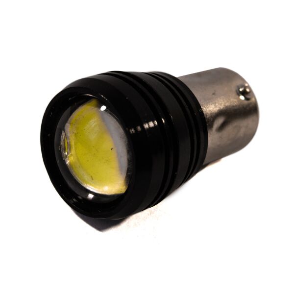 

T25 Светодиодная лампа AllLight T25 1 диод 3WATT BA15S 12V WHITE с линзой