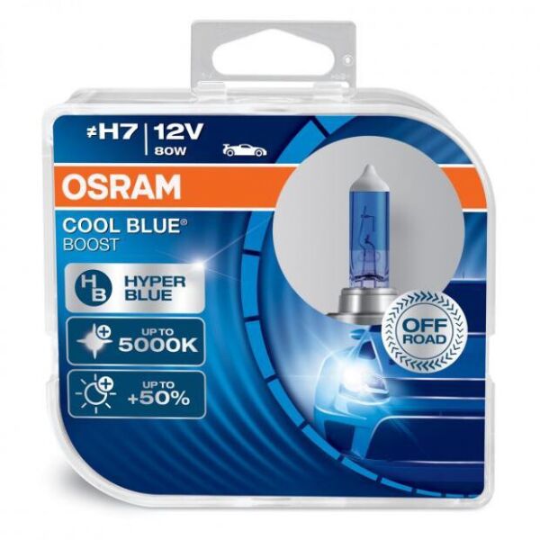 

Комплект авто лампы OSRAM H7 80W 12V +50% Оригинал с гарантией! Cool Blue Boostr PX26D 10X2 HardDuopet