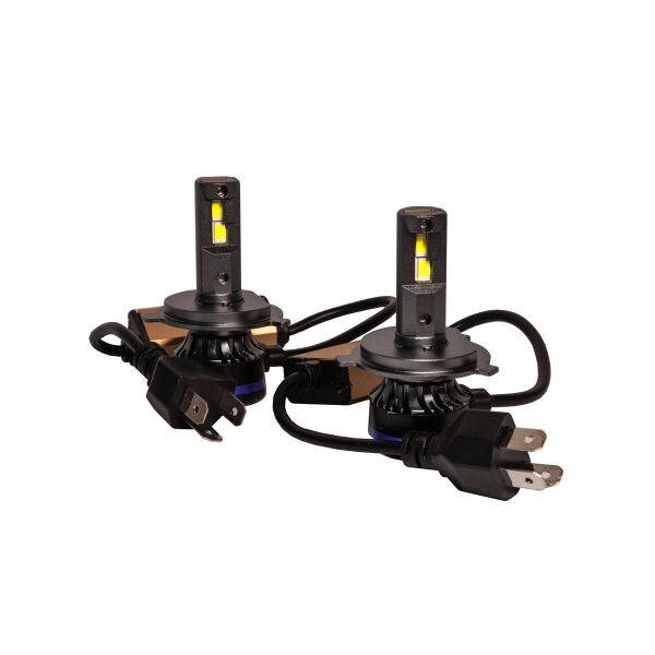 

LED лампы H4 45W 12-24V 6000K 9000Lm С ОБМАНКАМИ. Светодиодные лэд лампы T19 (Корея диоды Latiz)
