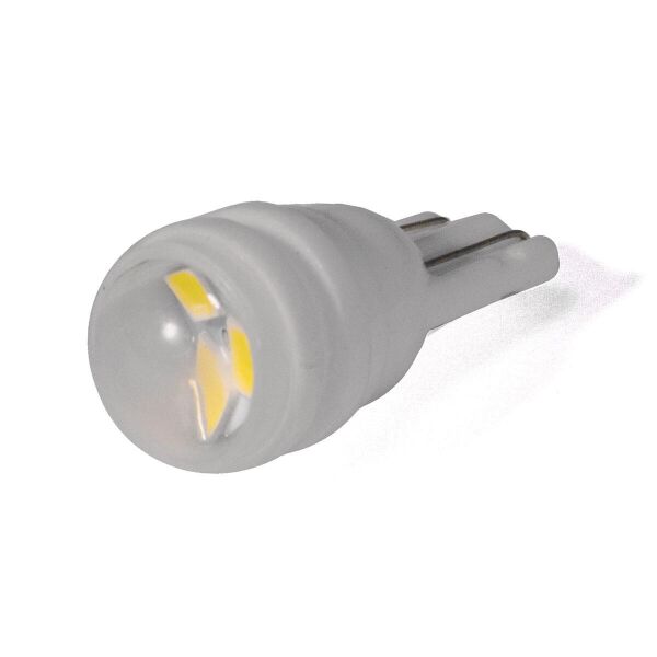 

Габаритная светодиодная лампа T10 W5W БЕЛАЯ Star Light3 диода12V 0.5W WHITE прозрачная линза CERAMIC