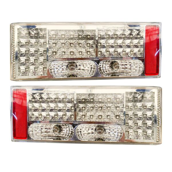 

Задние LED фары на ВАЗ 2108 - 2109 - 21099 Четыре круга LED ! стопы на ваз Цена за комплект!