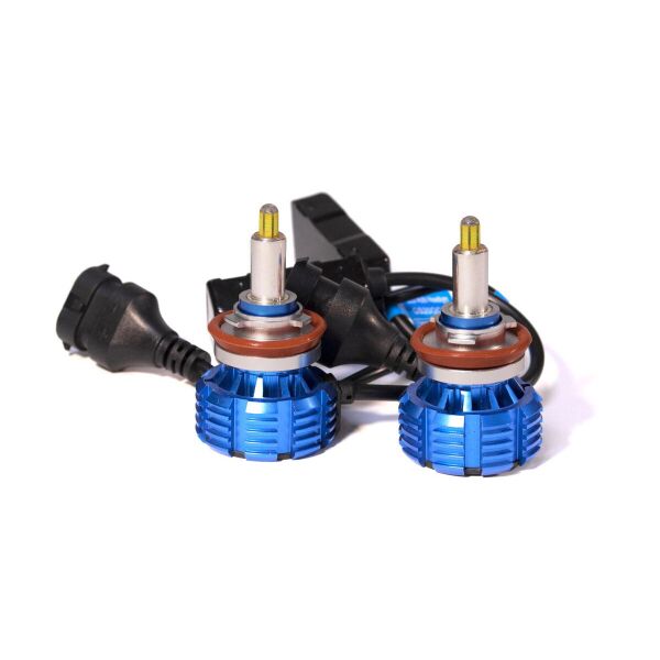 

3D LED лампы H11 50W 12V 6000K свечение на 360 градусов. Супер яркие светодиоды Cree. Также для линз!