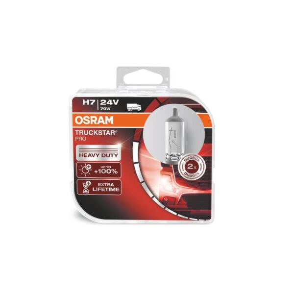 

Комплект авто лампы OSRAM H7 70W 24V +100% Оригинал с гарантией! PX26D 10X2 HardDuopet