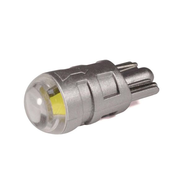

Габаритная светодиодная лампа T10 W5W 1 диод 12V 0.5W / прозрачная линза / серый пластиковый цоколь