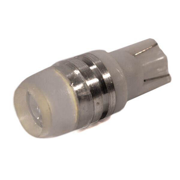 

Габаритная светодиодная лампа T10 W5W БЕЛАЯ 1 диод LAS W2,1x9,5d 12V 1W с линзой