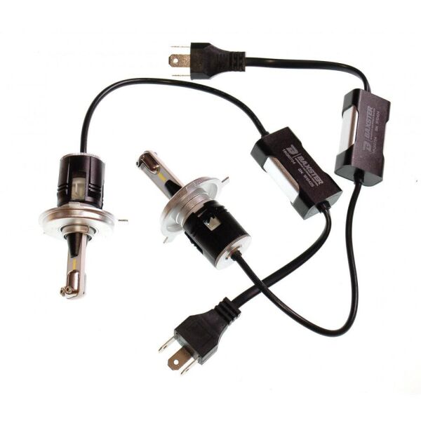 

LED лампы H4 с обманкой! 6000K 3200lm 12-24V Светодиодные лампы для авто EU & USA кулер Диоды Корея Seoul CSP