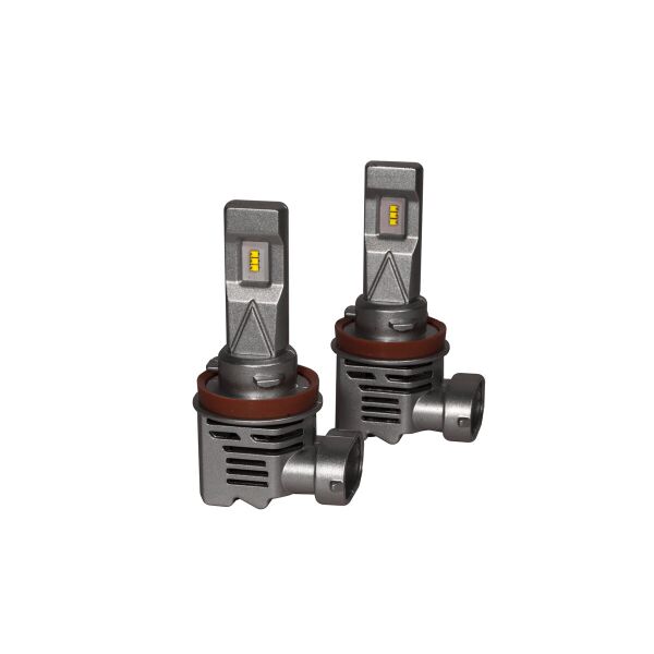 

LED лампы H11 27W 12-24V 6000K 8000Lm. Светодиодные лампы (чип ZES-Philips) по размеру стандартных авто ламп