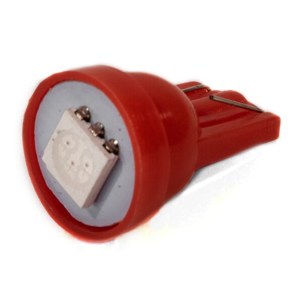 

Габаритная светодиодная лампа T10 W5W AllLight 1 диод 5050 W2,1x9,5d 12V 0,45w RED