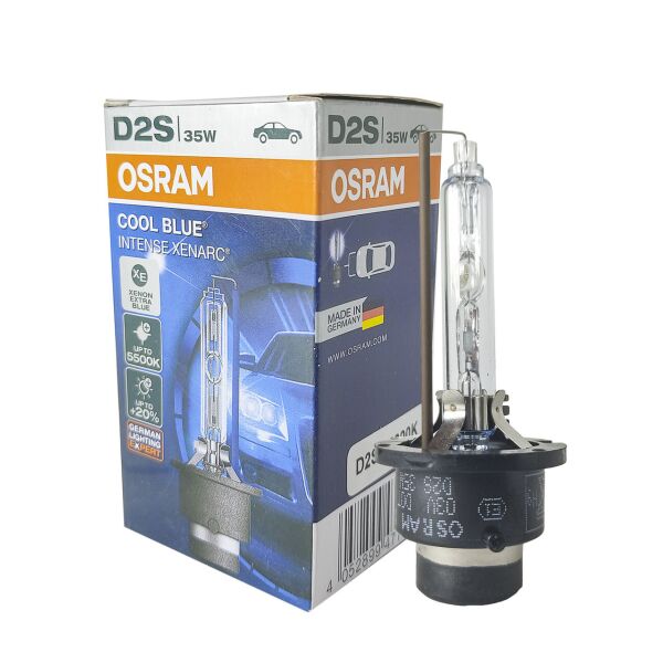 

OSRAM D2S 12-24V 35W Cool Blue Intense P32d-2 XENARC Ксенон авто лампа D2S OSRAM (Германия) +20% 5000К