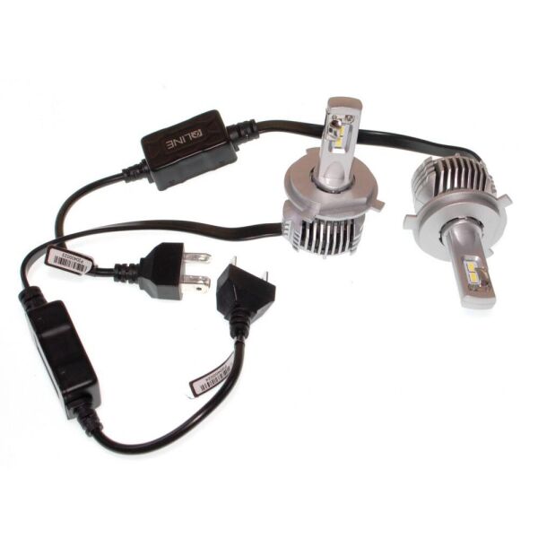 

LED лампы H4 40W 12-24V 6000K 5600Lm. Светодиодные авто лампы с обманками! QLine Hight V (Корея диоды TNX)