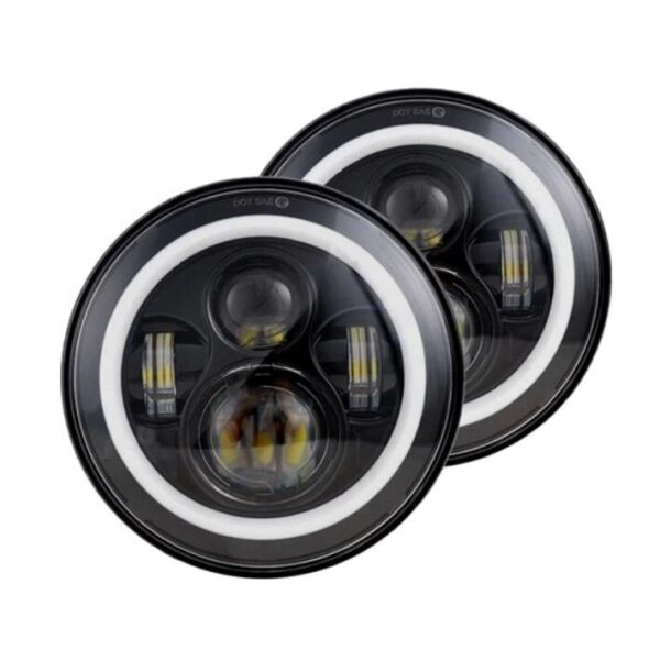 

Оптика ВАЗ 2101, ГАЗ 24, ВАЗ 2121, УАЗ. LED фара! 90W. Светодиодная лэд фара 7 дюймов.